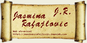 Jasmina Rafajlović vizit kartica